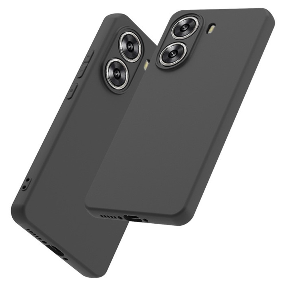Matný gelový obal na Xiaomi Poco X7 Pro 5G - černý
