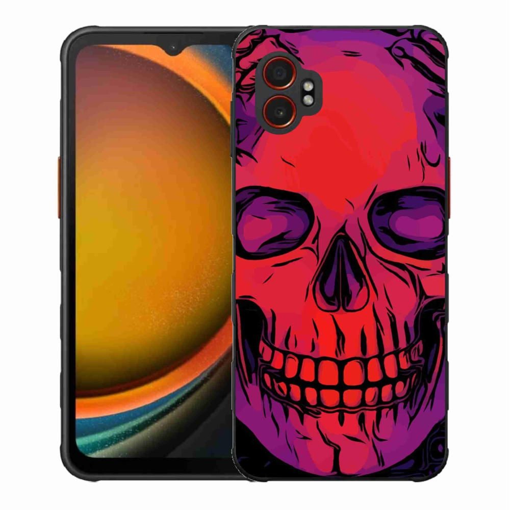 Gelový kryt mmCase na Samsung Galaxy Xcover 7 Pro - lebka