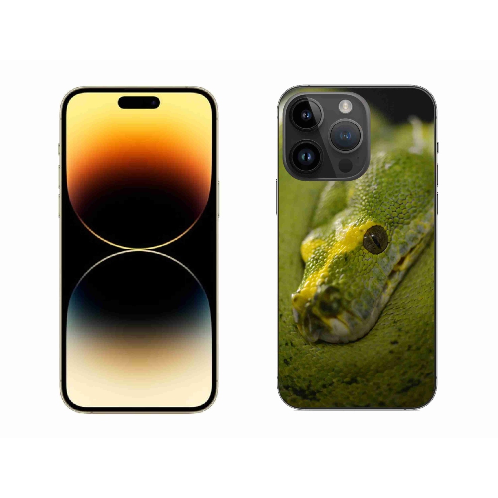 Gelový kryt mmCase na iPhone 14 Pro Max - had 2