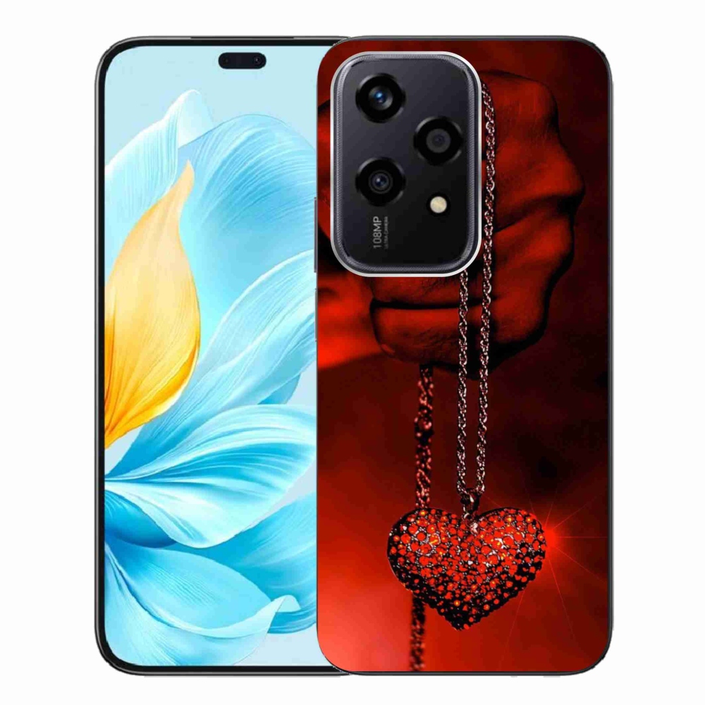 Gelový kryt mmCase na Honor 200 Lite 5G - náhrdelník