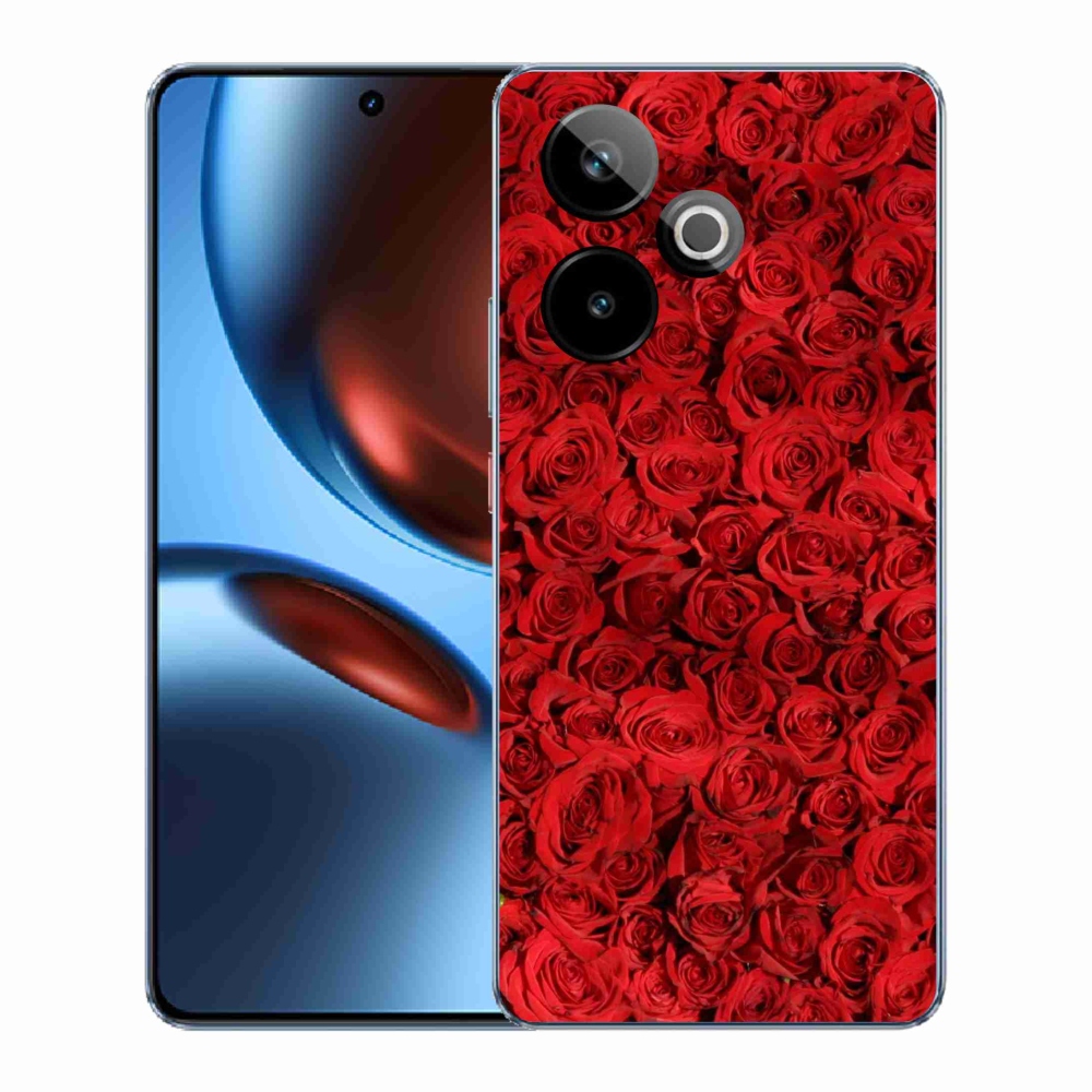 Gelový kryt mmCase na Realme GT 7 5G/GT 7T 5G - růže