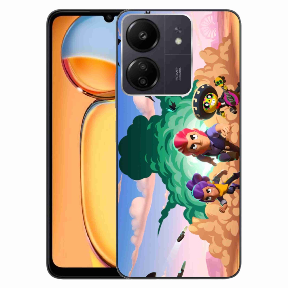 Gelový kryt mmCase na Xiaomi Poco C65/Redmi 13C - brawl stars
