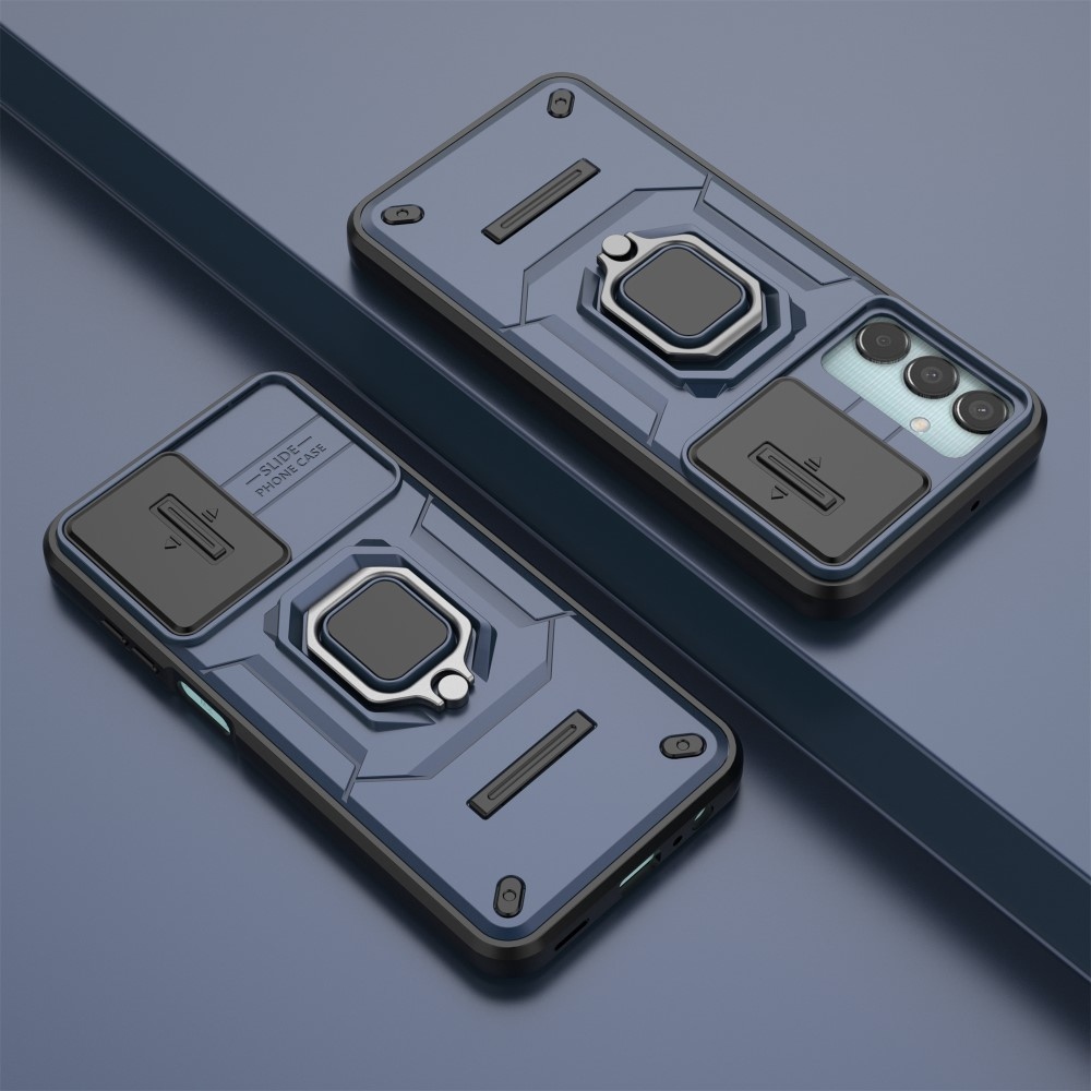 Lens odolný hybridní kryt na Samsung Galaxy M15 5G - modrý
