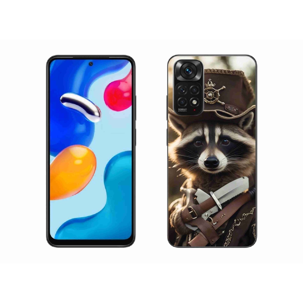 Gelový kryt mmCase na Xiaomi Redmi Note 11S 4G - mýval v uniformě