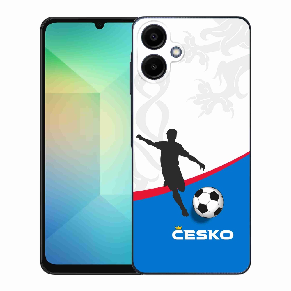 Gelový kryt mmCase na Samsung Galaxy A06 4G - fotbal Česko 1