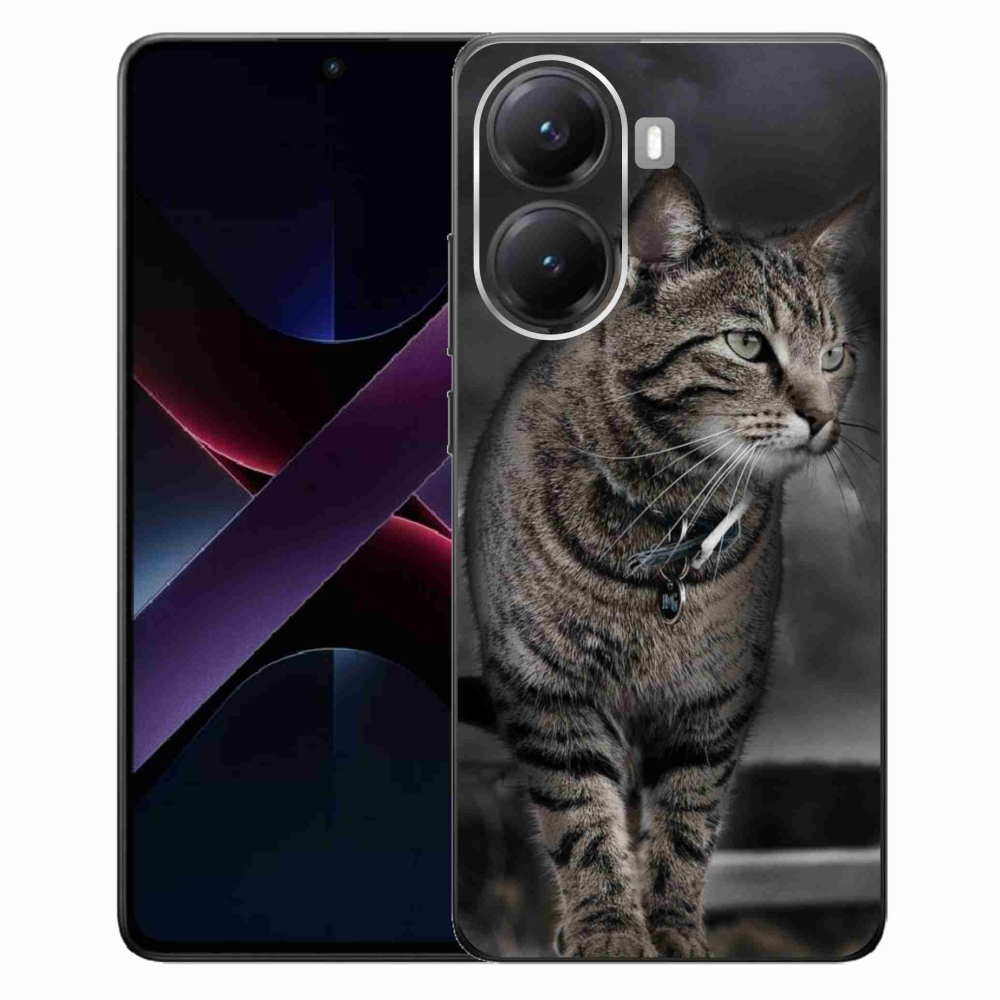 Gelový kryt mmCase na Xiaomi Poco X7 Pro 5G - kočka