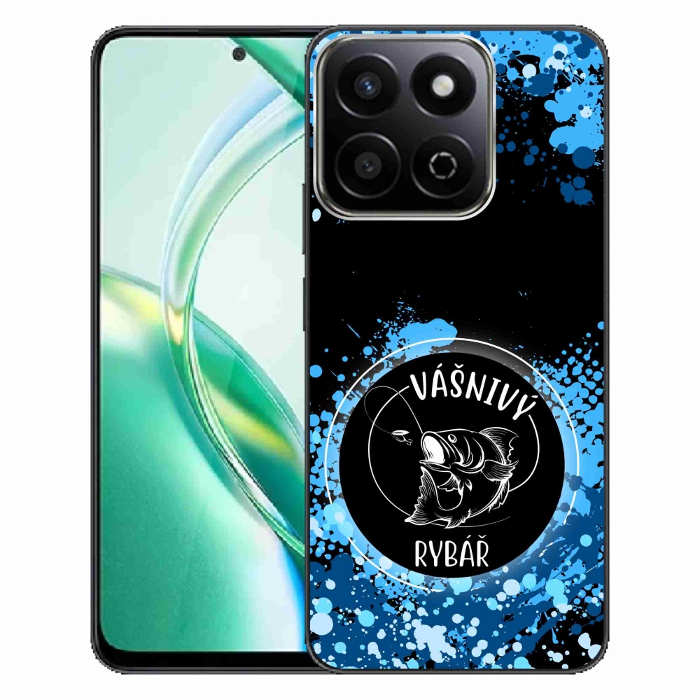 Gelový kryt mmCase na Honor 200 Smart 5G - vášnivý rybář černé pozadí