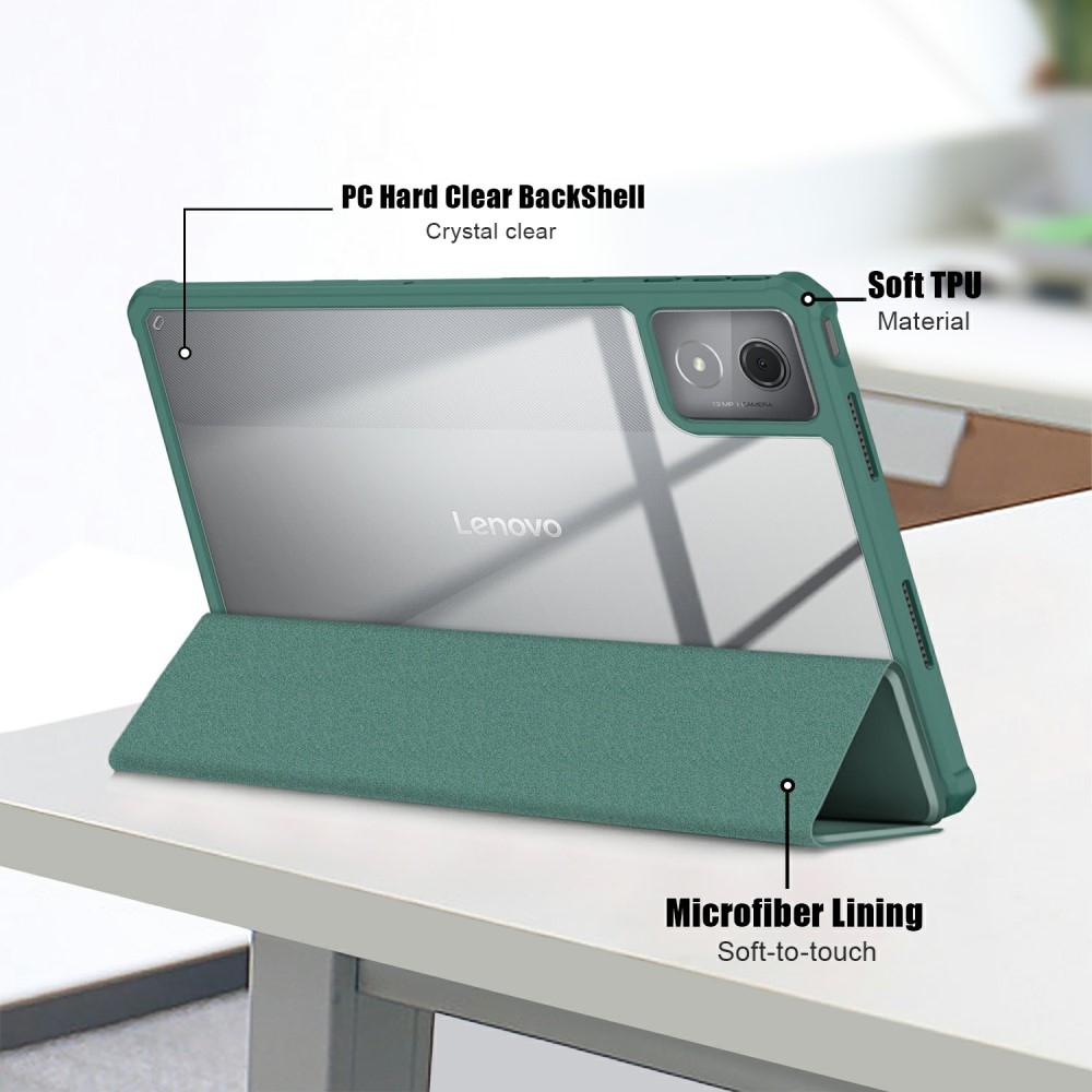 Case chytré zavírací pouzdro na tablet Lenovo Tab K11 Plus - zelené