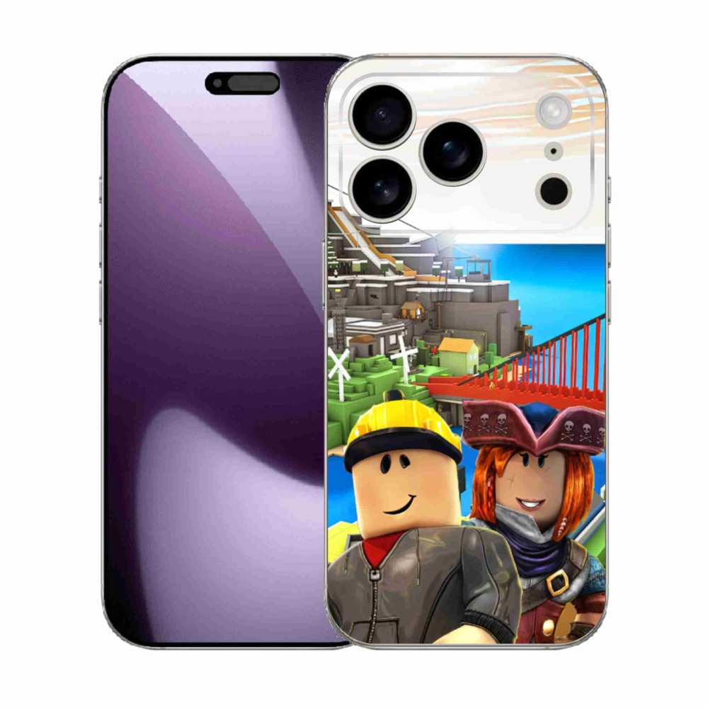 Gelový kryt mmCase na iPhone 17 Pro - roblox 1