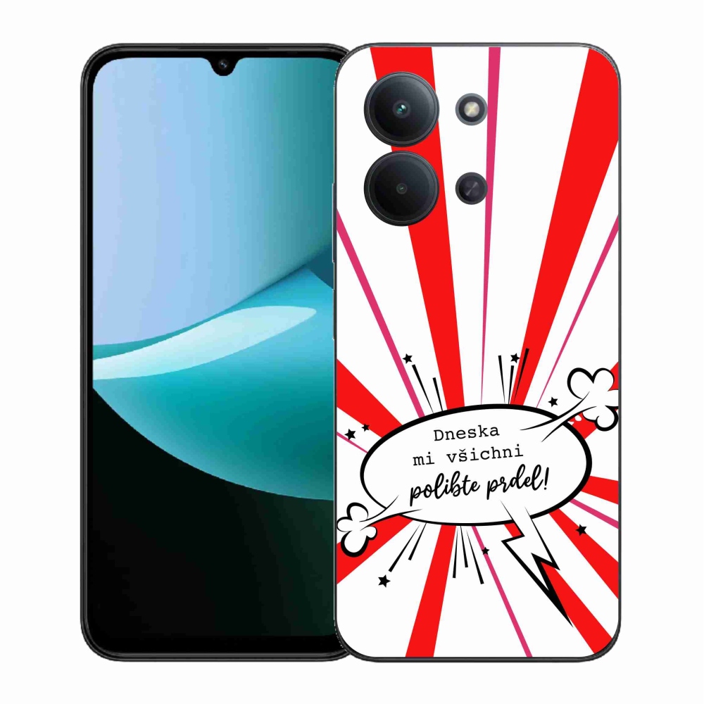 Gelový kryt mmCase na Xiaomi Redmi 15C 4G (171mm)/Poco C85 4G (171mm) - vtipný text 15 bílé pozadí