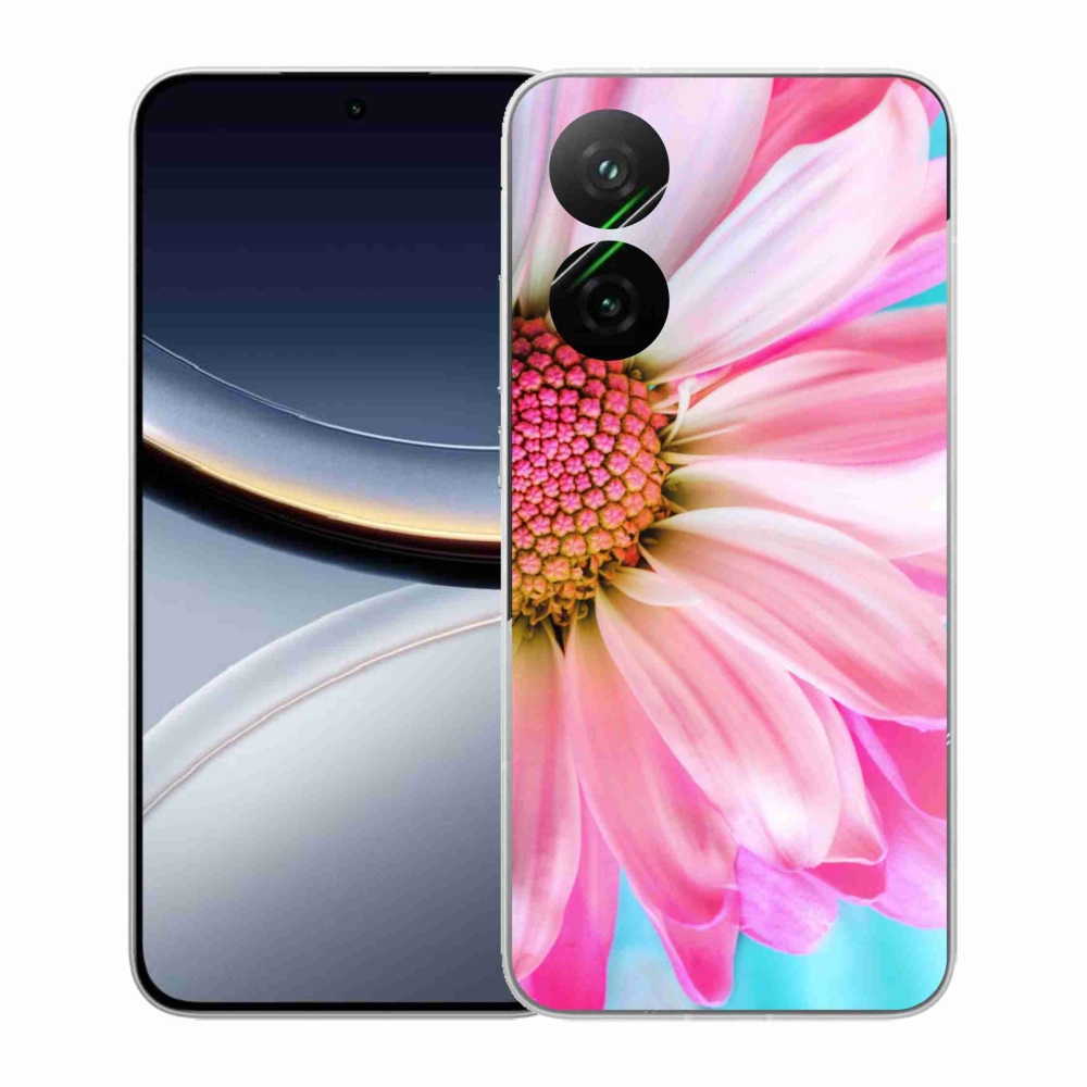 Gelový kryt mmCase na Xiaomi Poco F7 5G - růžová květina