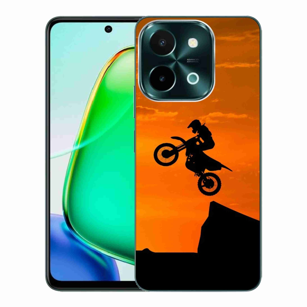 Gelový kryt mmCase na Vivo Y28 - motocross