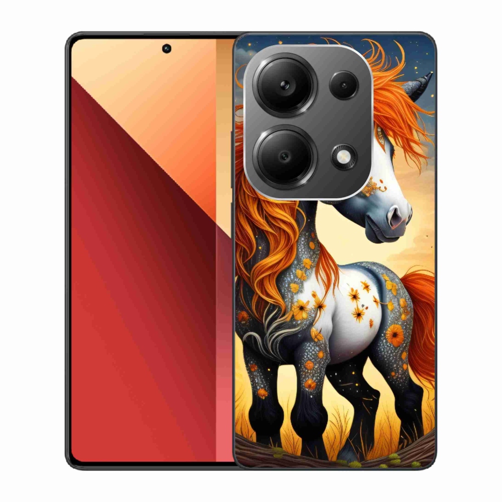 Gelový kryt mmCase na Xiaomi Redmi Note 13 Pro 4G/Poco M6 Pro - barevný poník