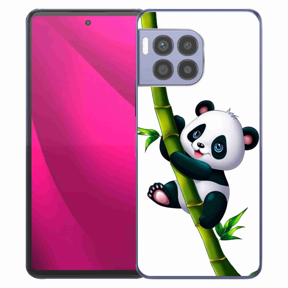 Gelový kryt mmCase na T-Mobile T Phone 2 Pro - panda na bambusu
