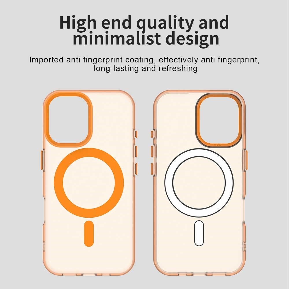 Candy gelový obal MagSafe pro iPhone 17 - oranžový