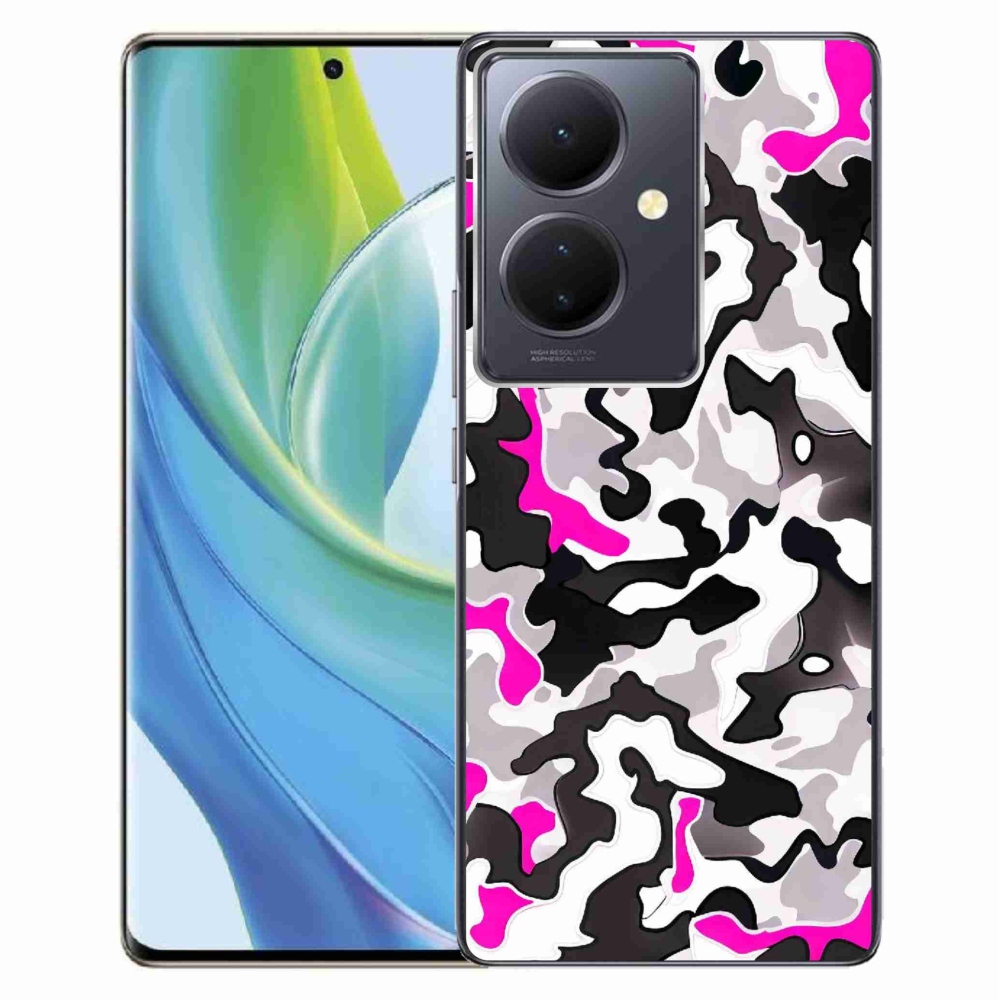 Gelový kryt mmCase na Vivo V29 Lite 5G - maskáčový vzor 5