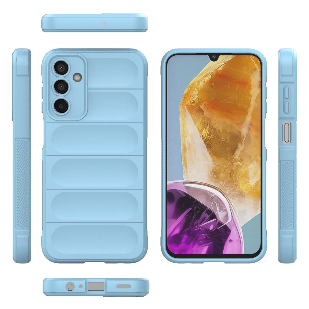 Rugg odolný gelový obal na Samsung Galaxy M15 5G - světlemodrý