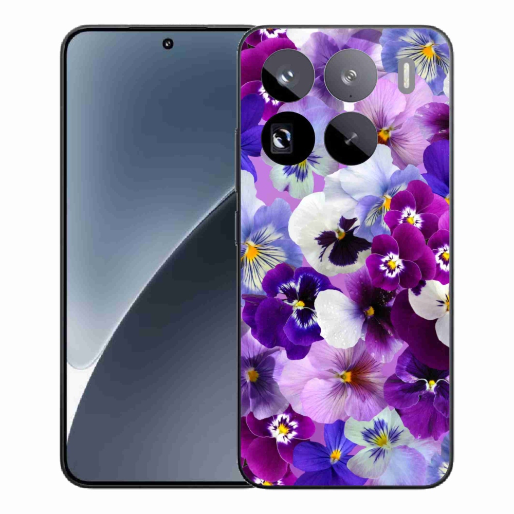 Gelový kryt mmCase na Xiaomi 15 Pro - květiny 9