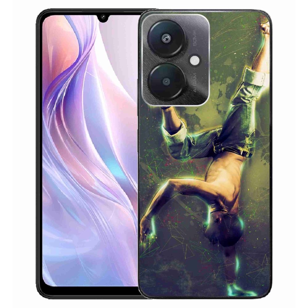 Gelový kryt mmCase na Xiaomi Redmi 13C 5G - breakdance