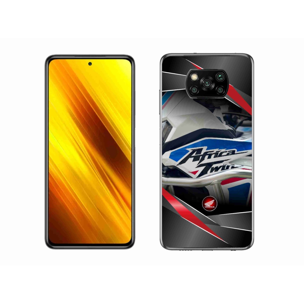 Gelový kryt mmCase na Xiaomi Poco X3 Pro - motorka honda