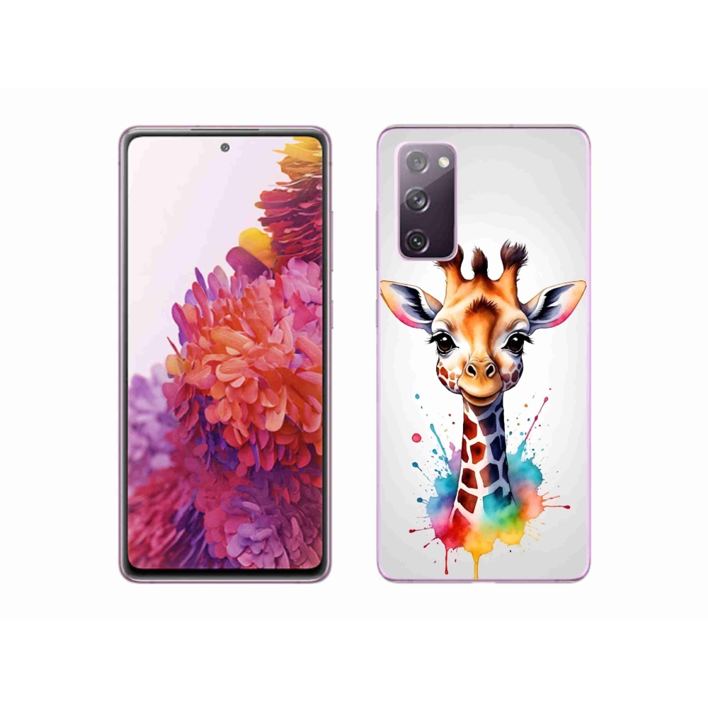 Gelový kryt mmCase na Samsung Galaxy S20 FE - žirafa 1