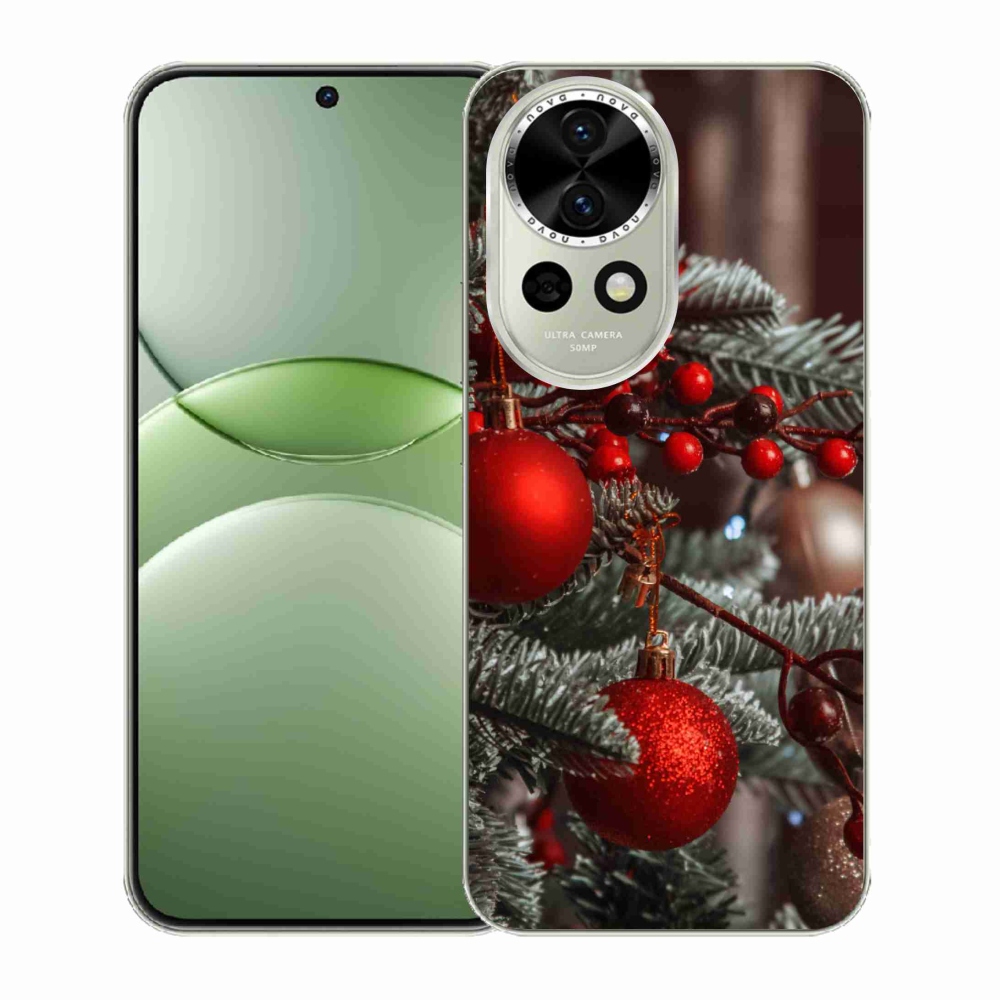 Gelový kryt mmCase na Huawei Nova 13 5G - vánoční ozdoby 2