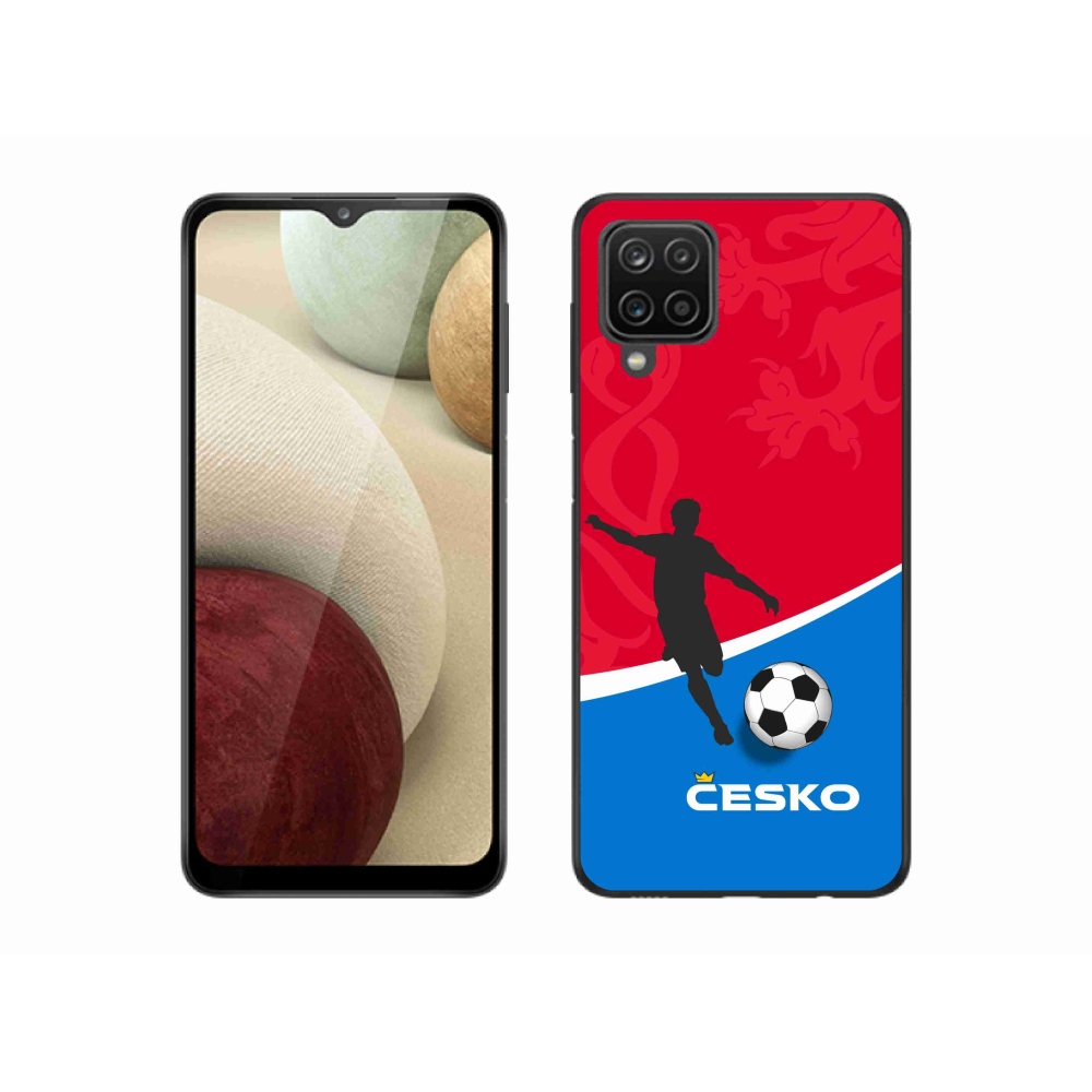 Gelový kryt mmCase na Samsung Galaxy M12 - fotbal Česko