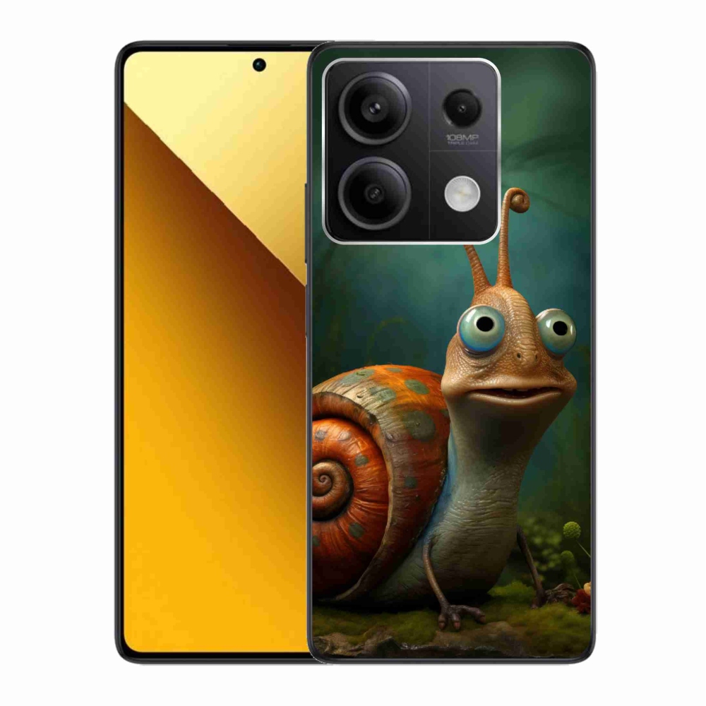 Gelový kryt mmCase na Xiaomi Redmi Note 13 5G - šnek