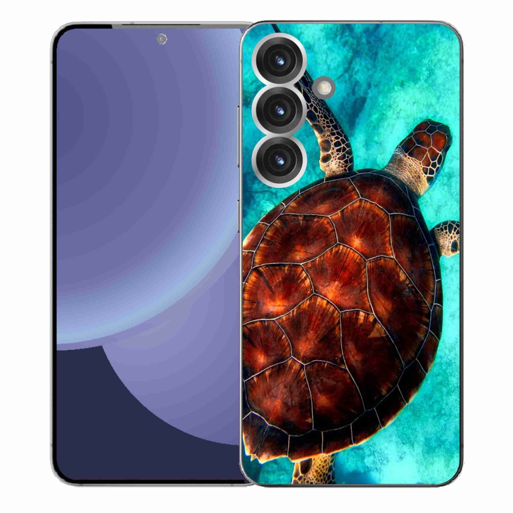 Gelový kryt mmCase na Samsung Galaxy S25+ - želva