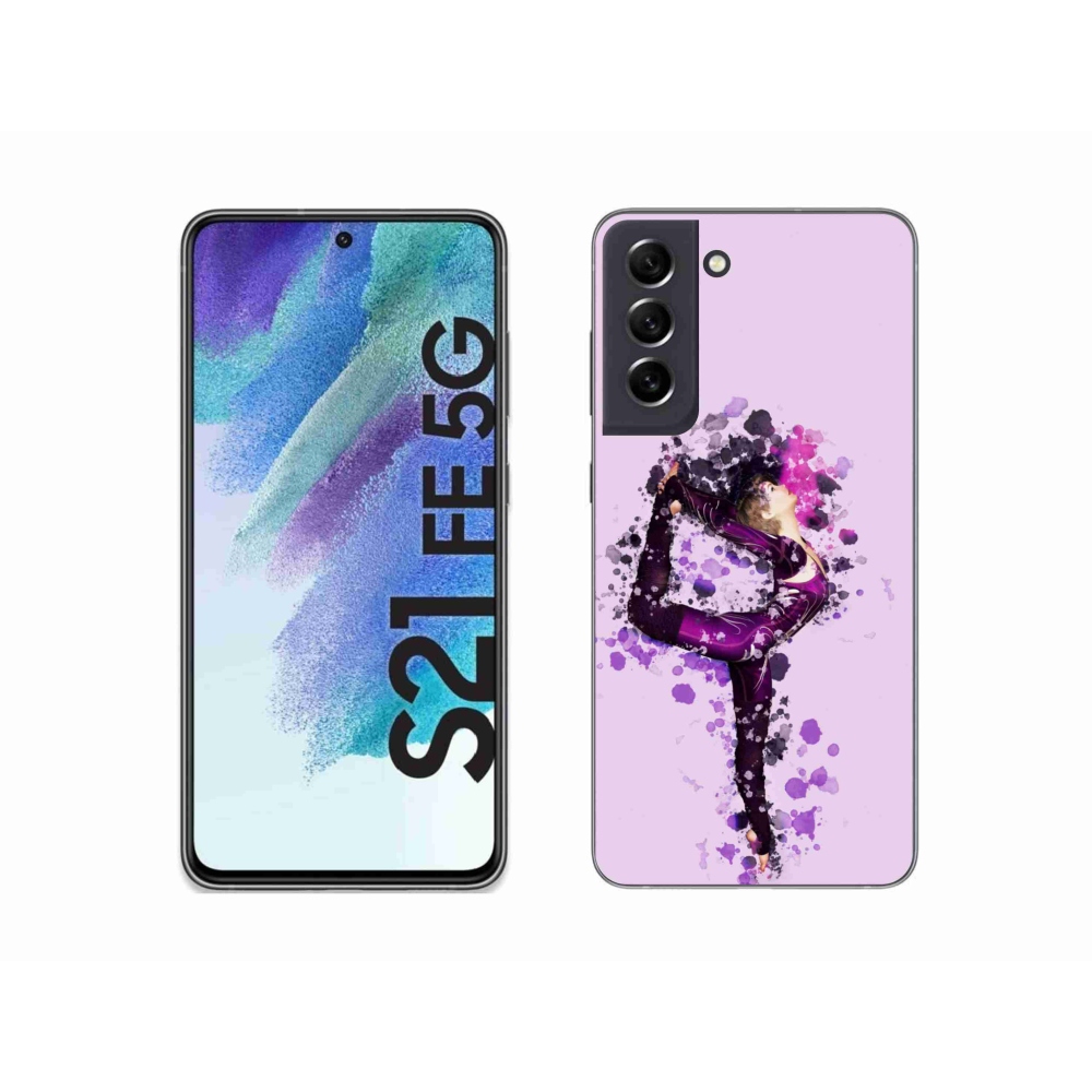 Gelový kryt mmCase na Samsung Galaxy S21 FE 5G - baletka