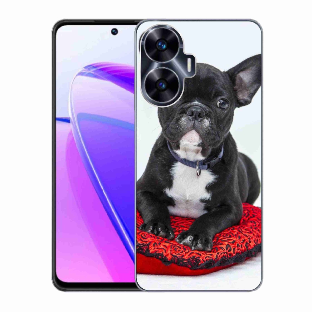 Gelový obal mmCase na Realme C55 - buldok
