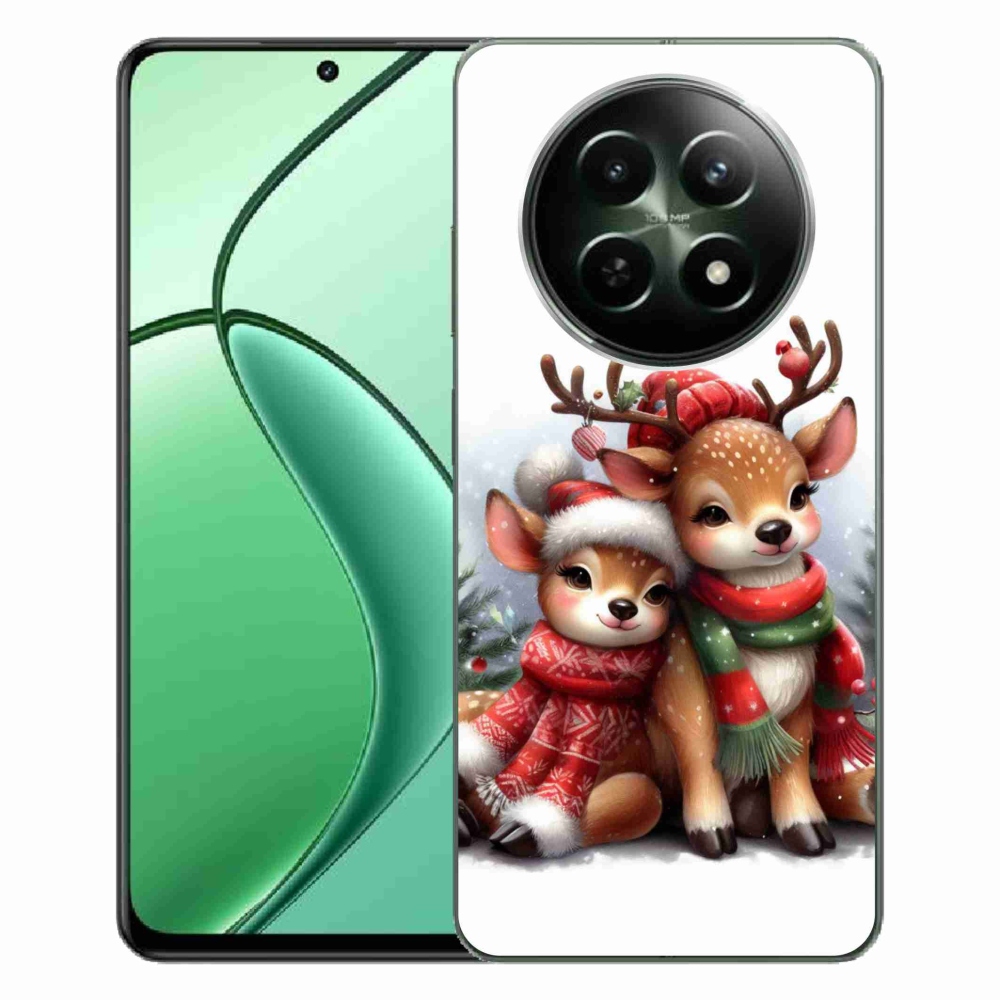 Gelový kryt mmCase na Realme 12 5G/12x 5G - vánoční sobi
