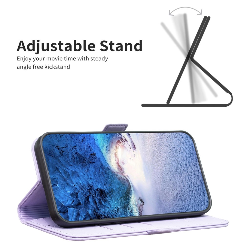 BNF knížkové pouzdro na Xiaomi Redmi 13 4G/Poco M6 4G - světlefialové