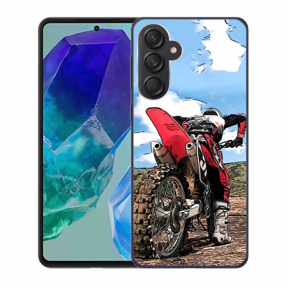 Gelový kryt mmCase na Samsung Galaxy M55 5G - moto