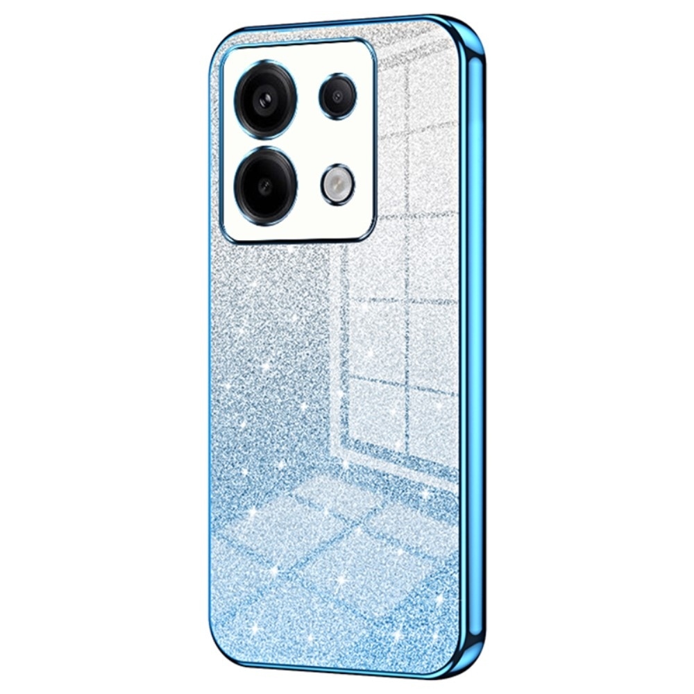Cut gelový třpytivý obal na Xiaomi Redmi Note 13 Pro 5G/Poco X6 5G - modrý