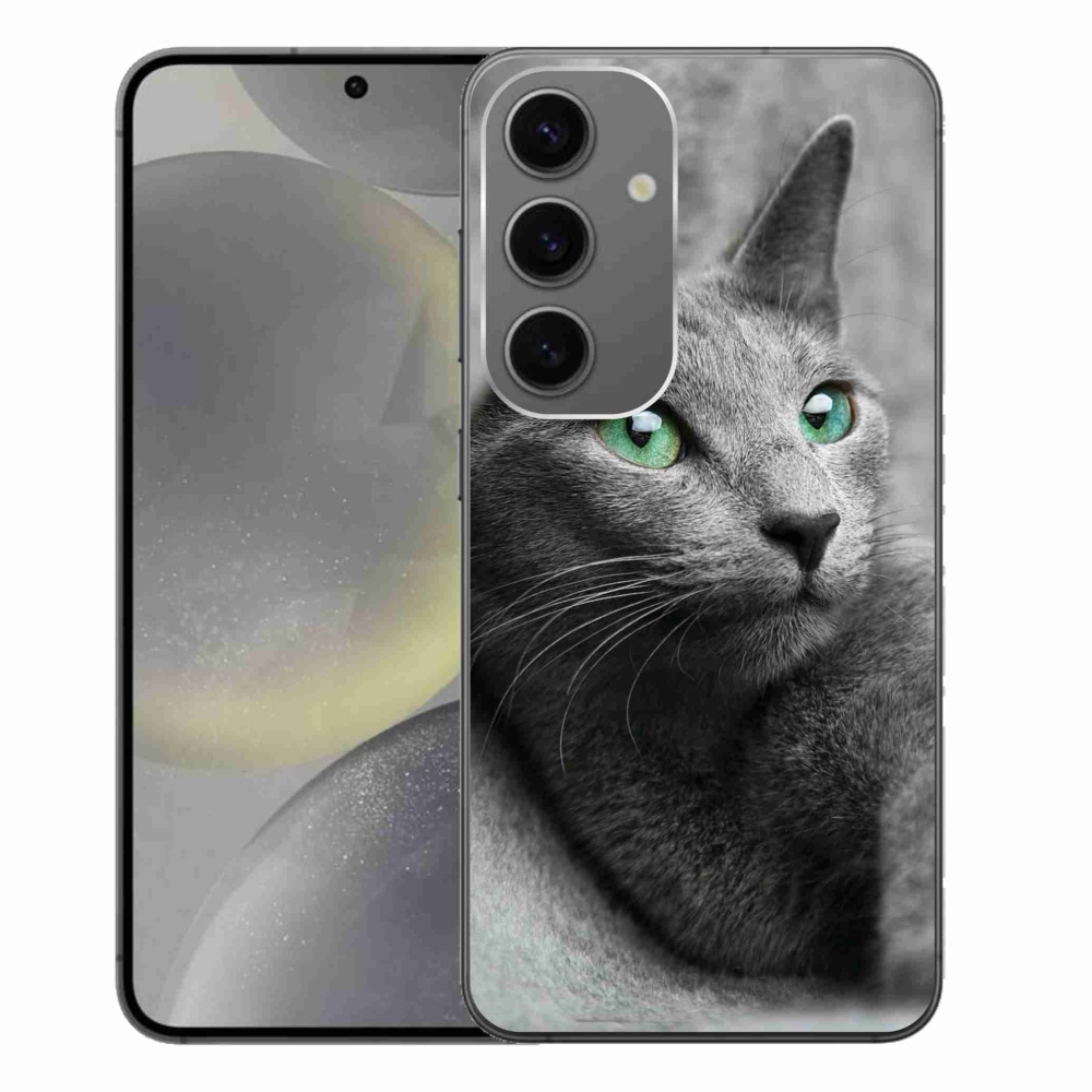Gelový kryt mmCase na Samsung Galaxy S24+ - kočka 2