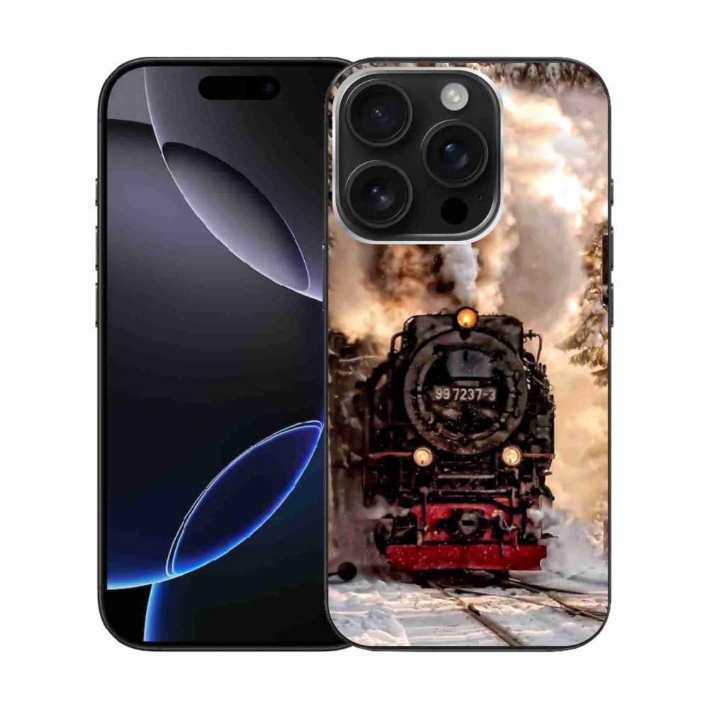 Gelový kryt mmCase na iPhone 16 Pro - vlak