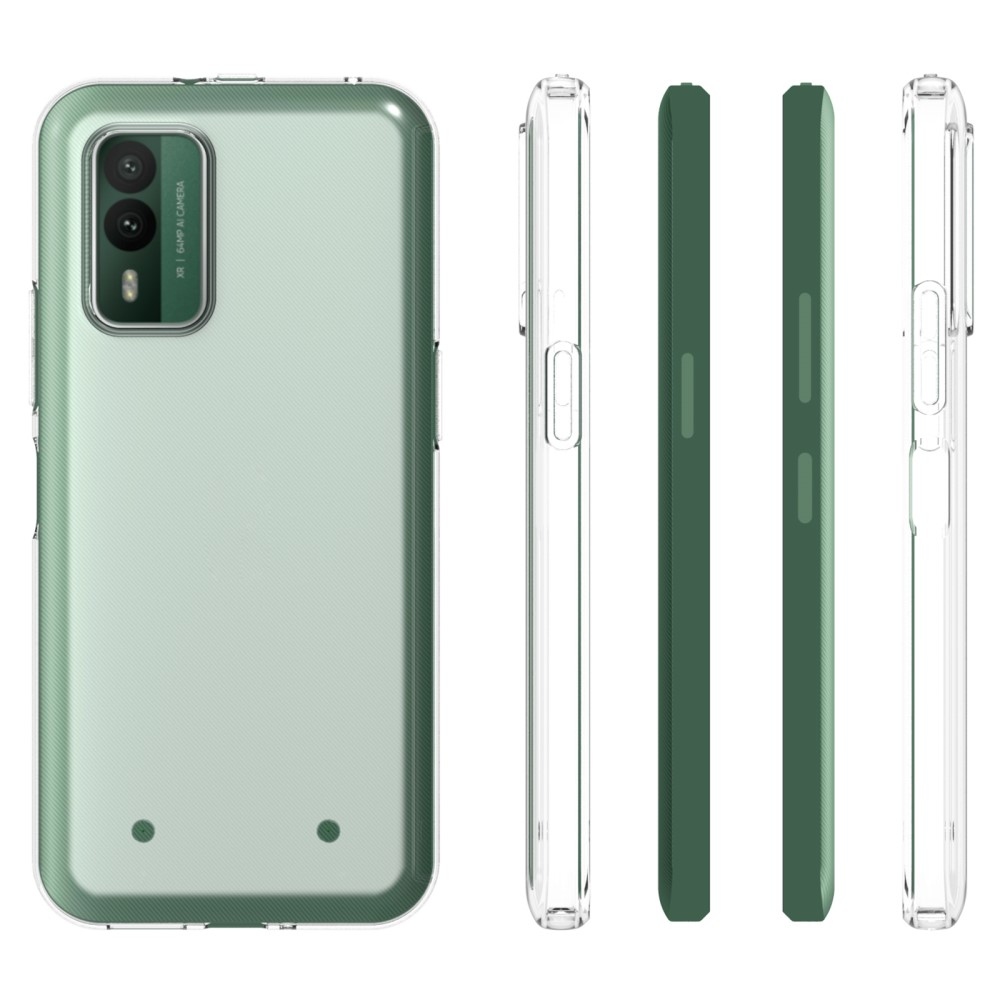 Průhledný gelový obal na Nokia XR21 - průhledný