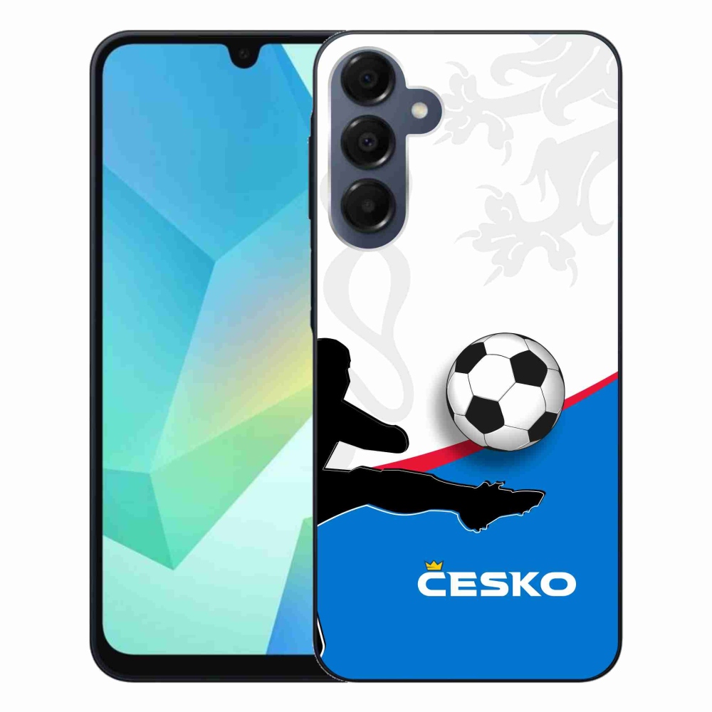 Gelový kryt mmCase na Samsung Galaxy A16 4G/5G - fotbal Česko 3