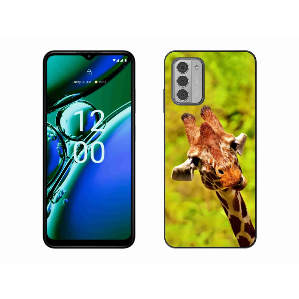Gelový kryt mmCase na Nokia G42 - žirafa