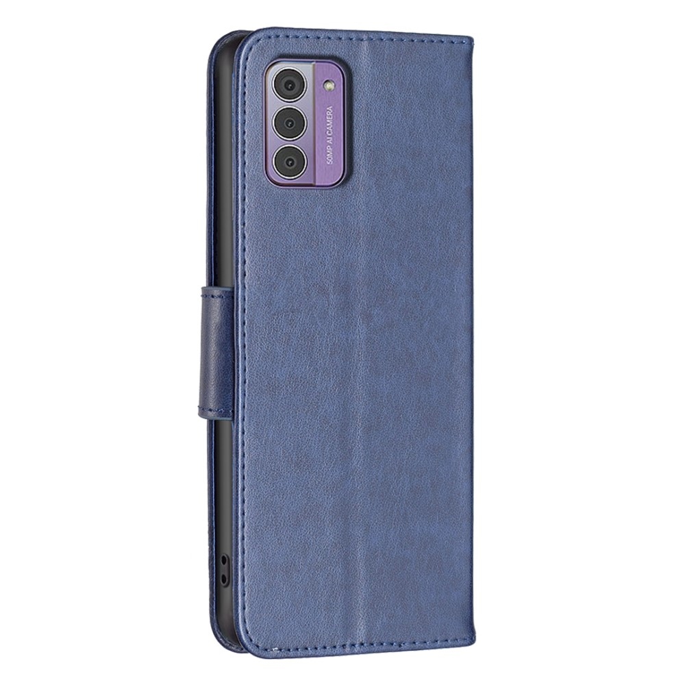 Butterfly knížkové pouzdro na Nokia G42 - tmavěmodré