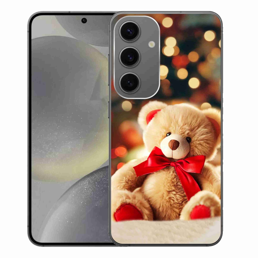 Gelový kryt mmCase na Samsung Galaxy S24+ - plyšový medvídek