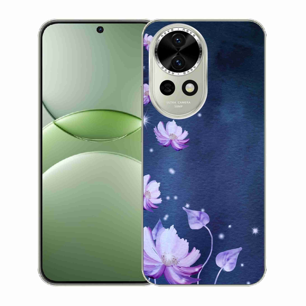 Gelový kryt mmCase na Huawei Nova 13 5G - padající květy