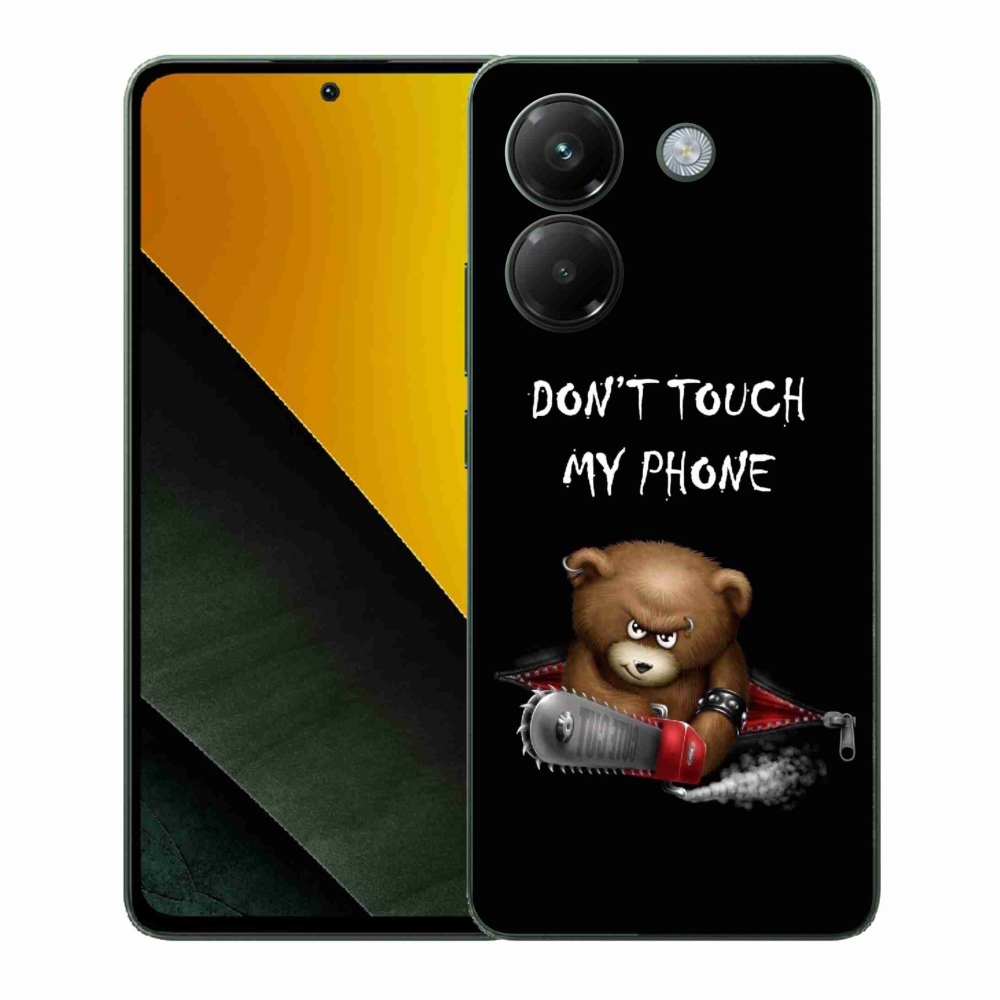 Gelový kryt mmCase na Xiaomi Poco M7 Pro 5G - nesahej na telefon