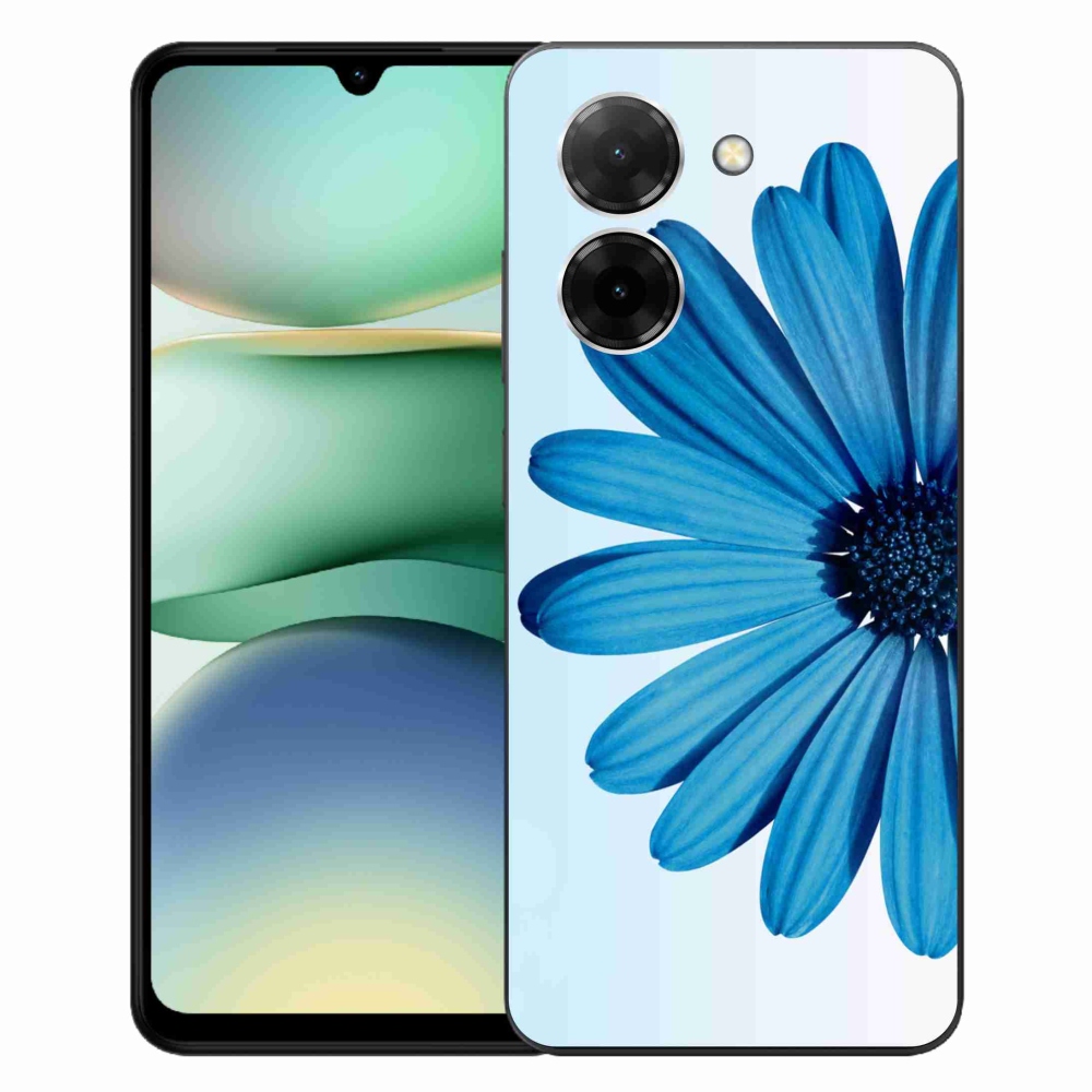 Gelový kryt mmCase na Xiaomi Redmi A5 (173.45x79.35x8.45mm) - modrá kopretina
