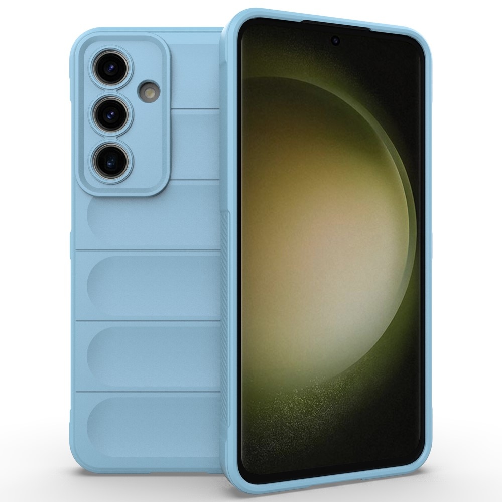 Rugg odolný gelový obal na Samsung Galaxy S24 FE - světlemodrý