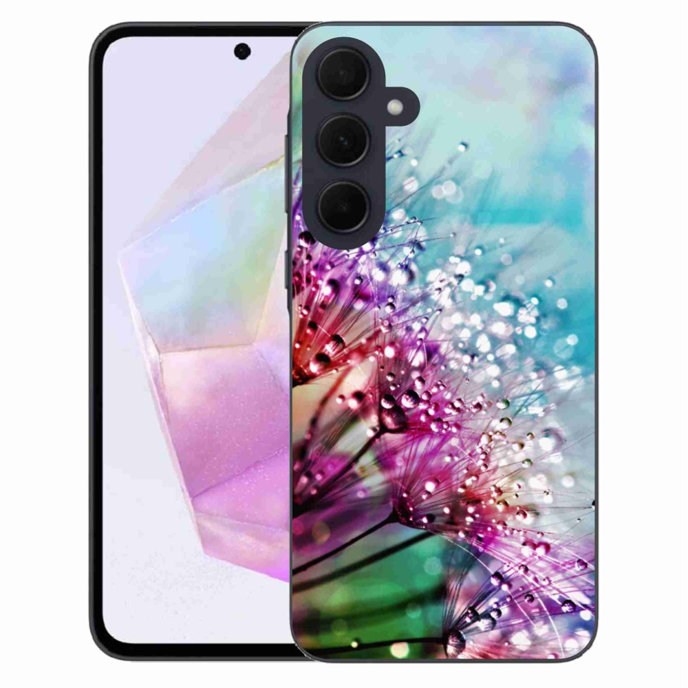 Gelový kryt mmCase na Samsung Galaxy A35 5G - barevné květy