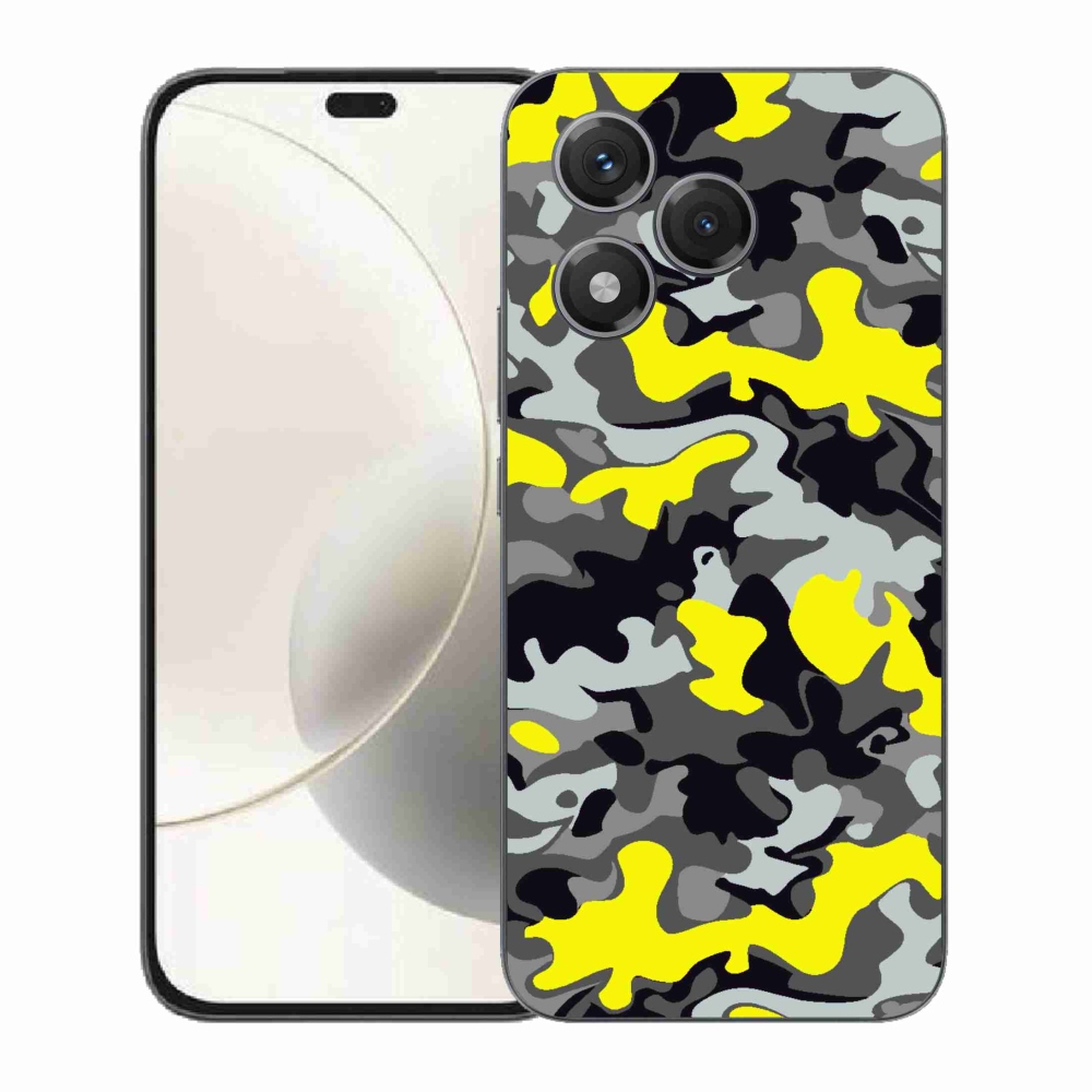 Gelový kryt mmCase na Honor 400 Lite - maskáčový vzor 6