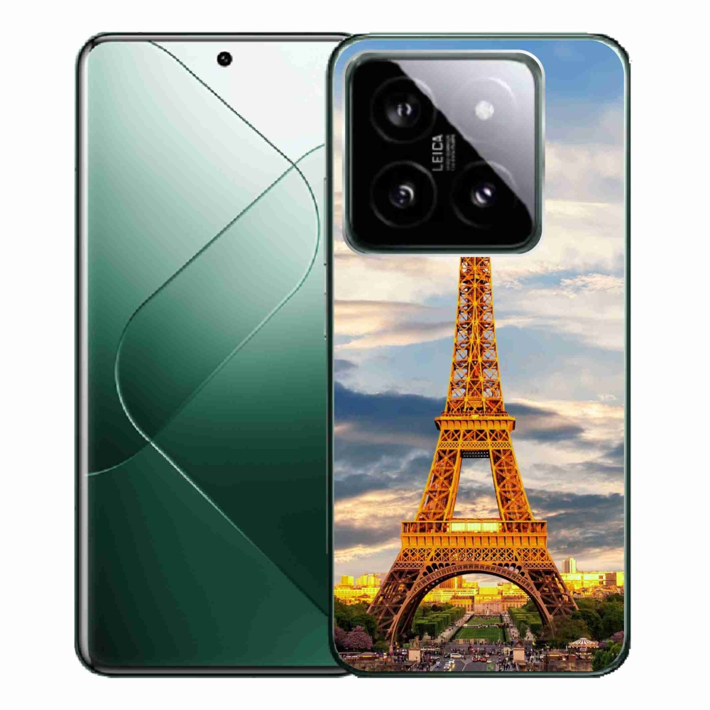 Gelový kryt mmCase na Xiaomi 14 Pro - eiffelova věž 3
