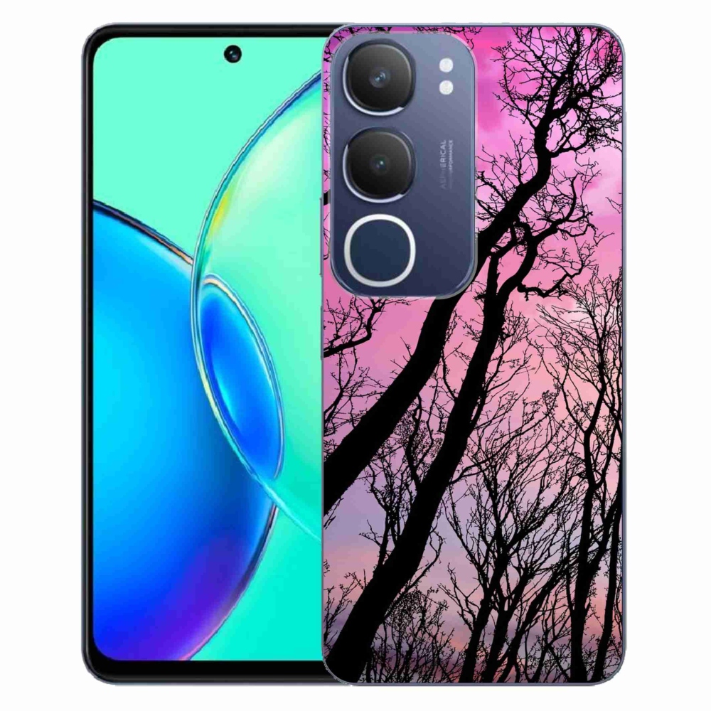 Gelový kryt mmCase na Vivo Y19s - opadané stromy